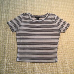 Forever21 Rainbow Striped Shirt size M